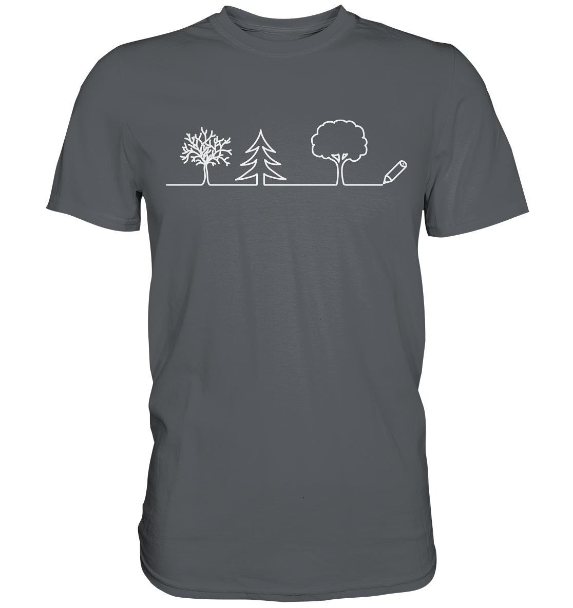 Bäume zeichnen | Organic T-Shirt