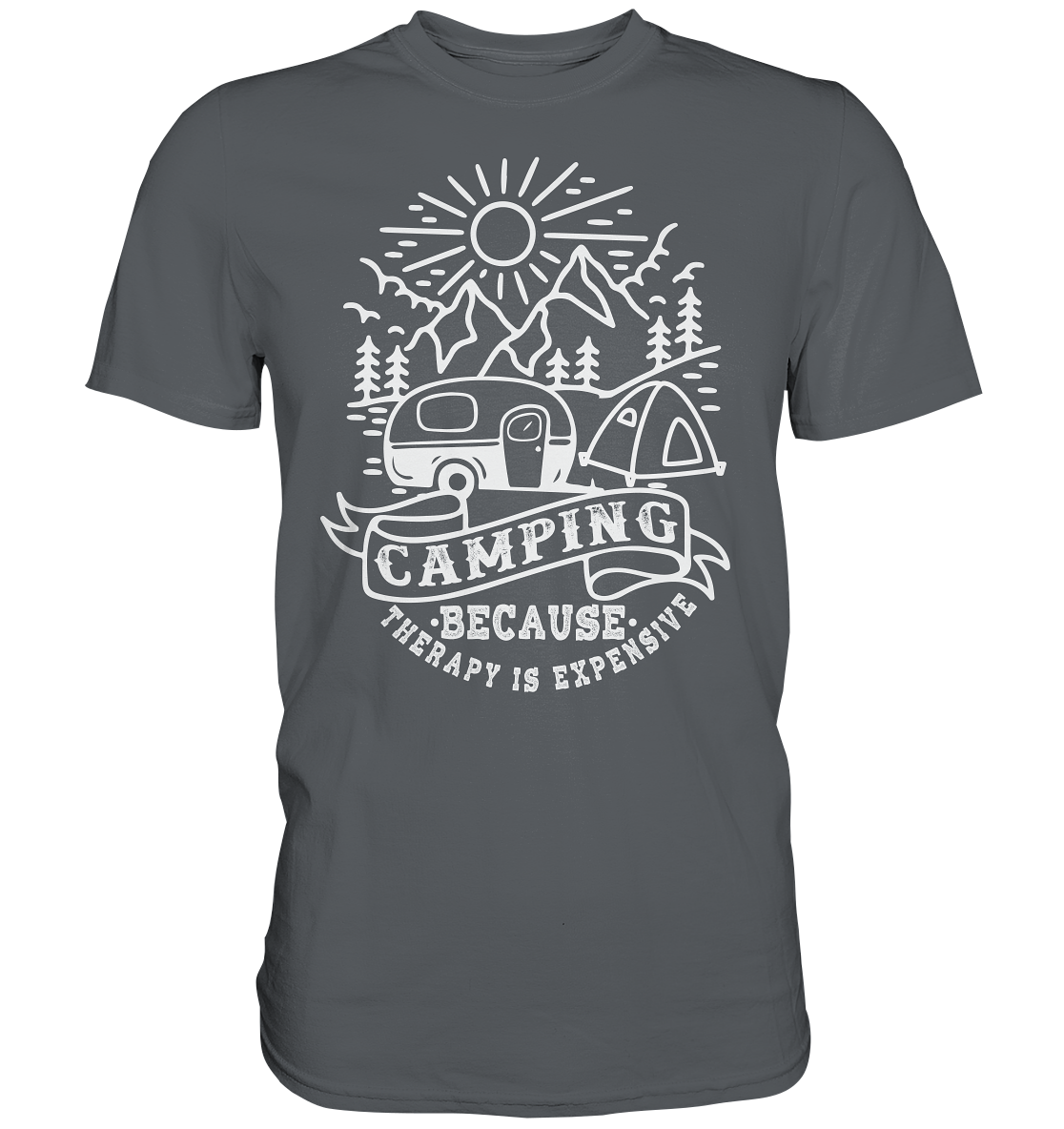 Camping Therapy | Unisex Premium T-Shirt