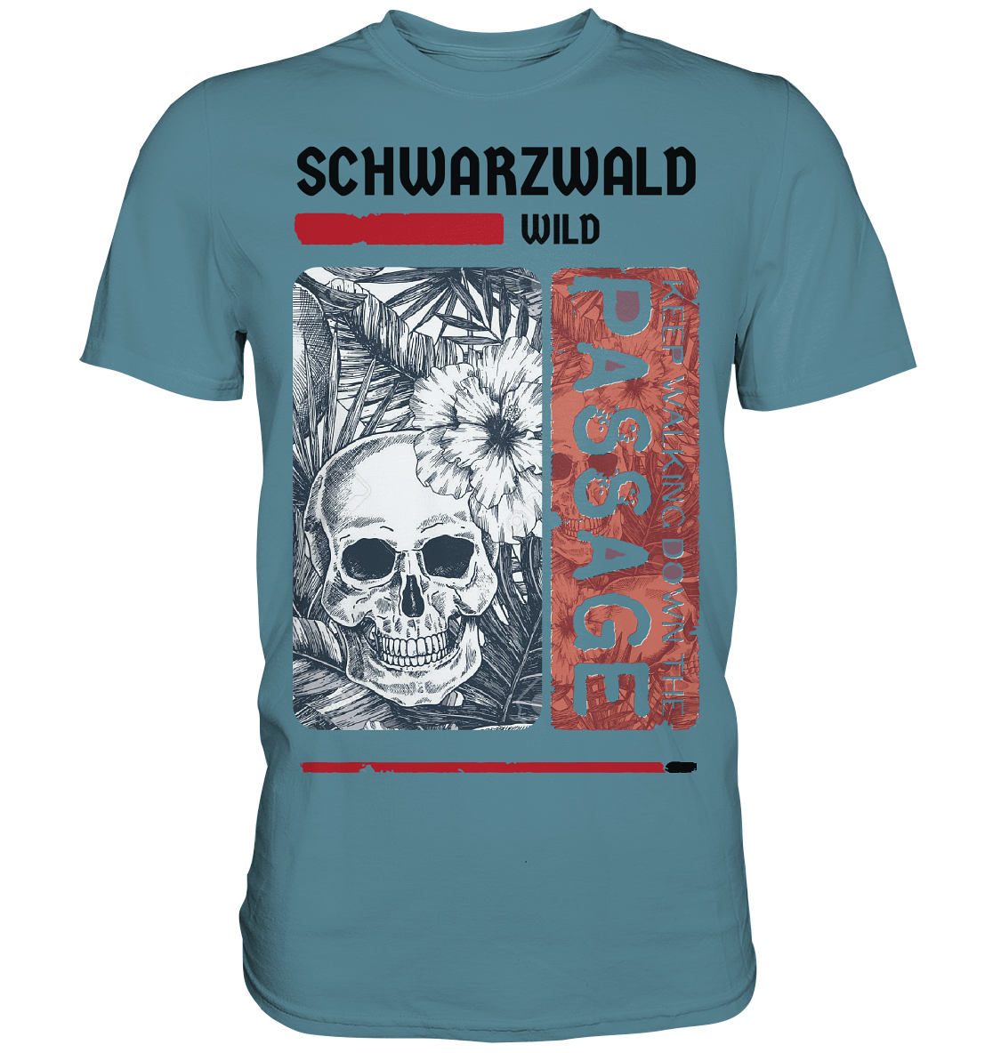 Schwarzwald Wild Passage Skull V2 | Unisex Premium T-Shirt