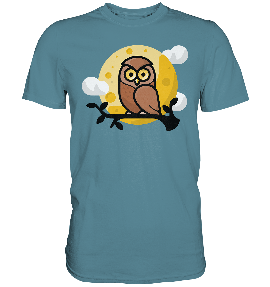 Eule der Nacht | Unisex Premium T-Shirt