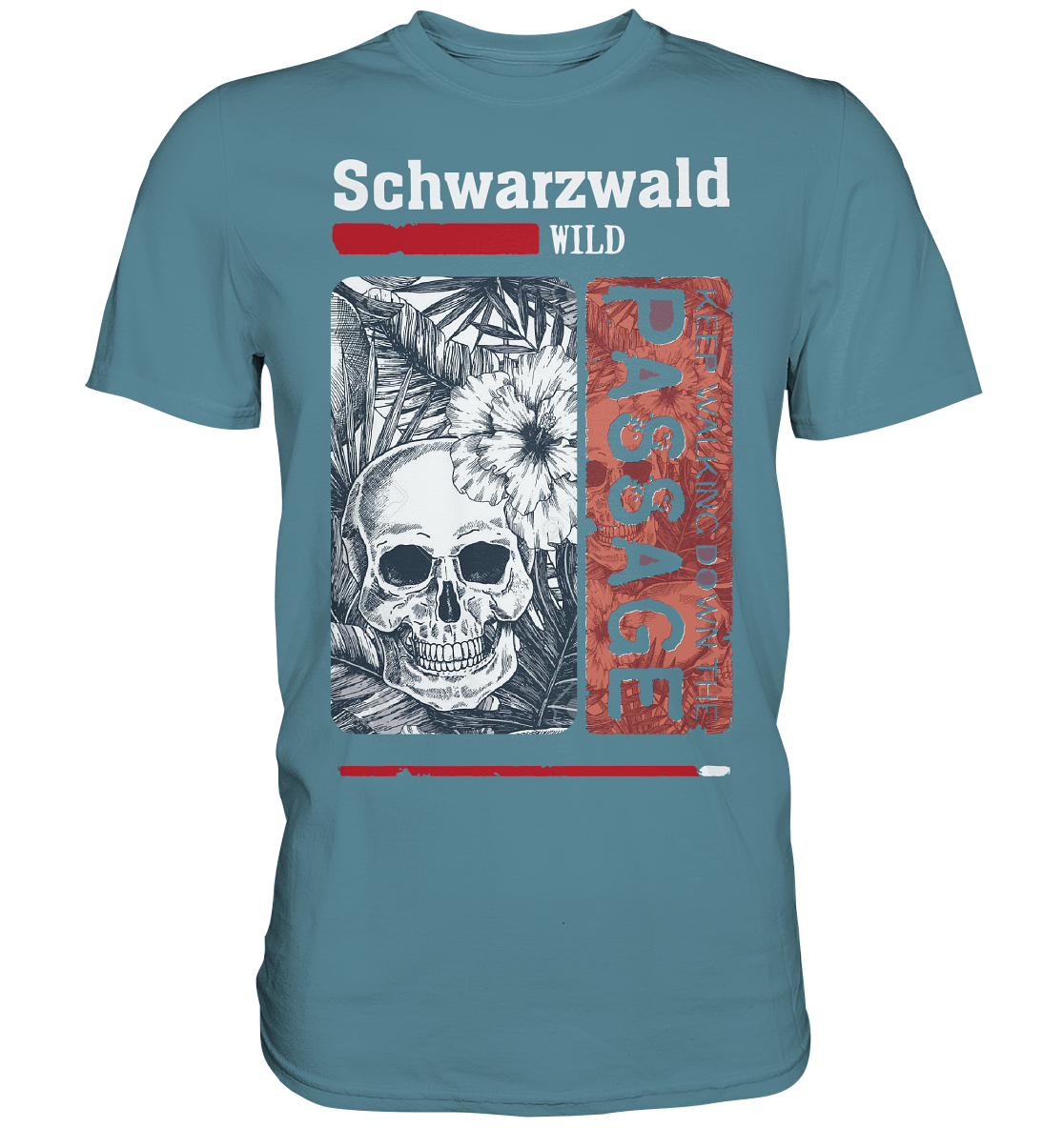 Schwarzwald Wild Passage Skull | Unisex Premium T-Shirt