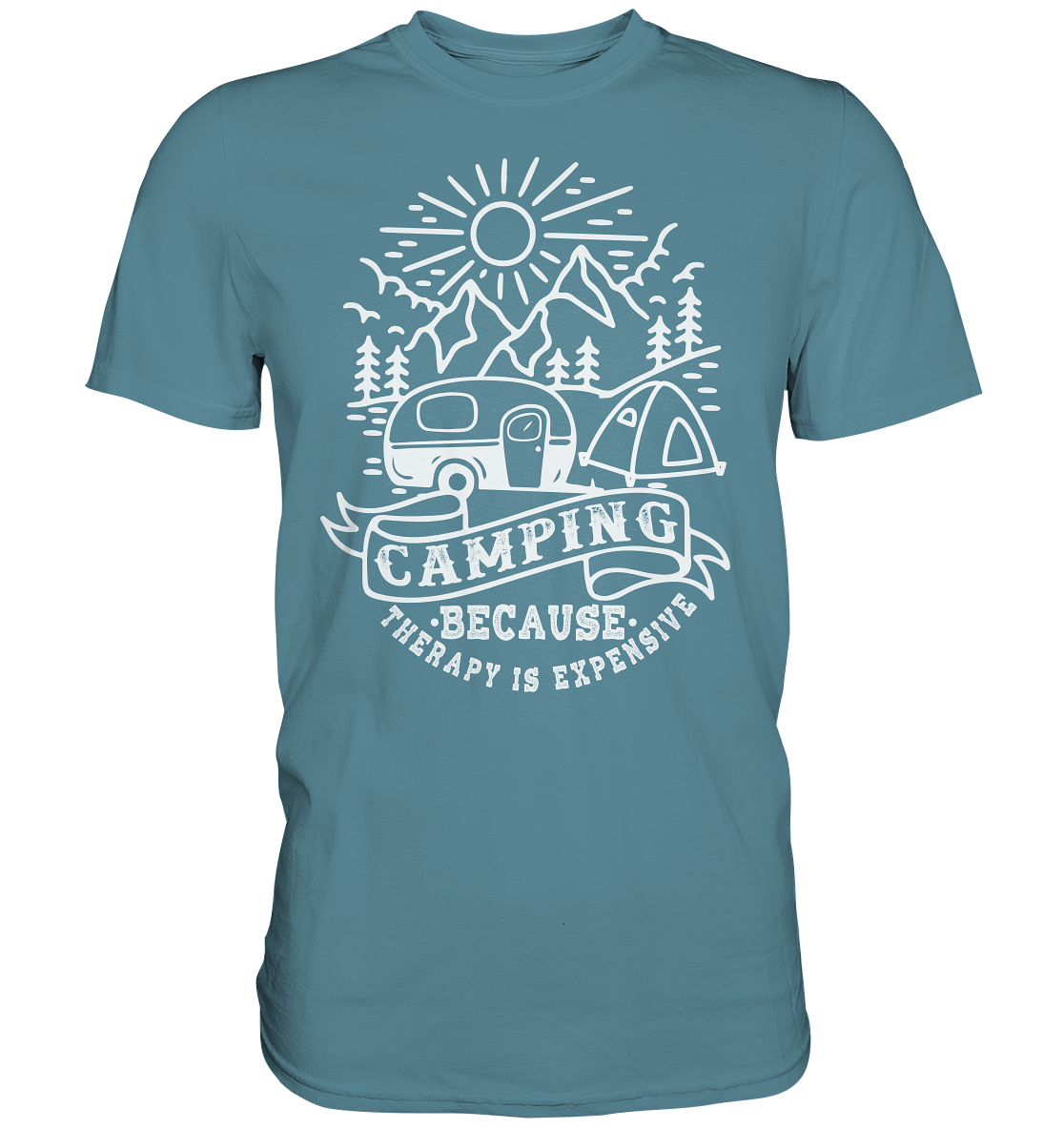 Camping Therapy | Unisex Premium T-Shirt