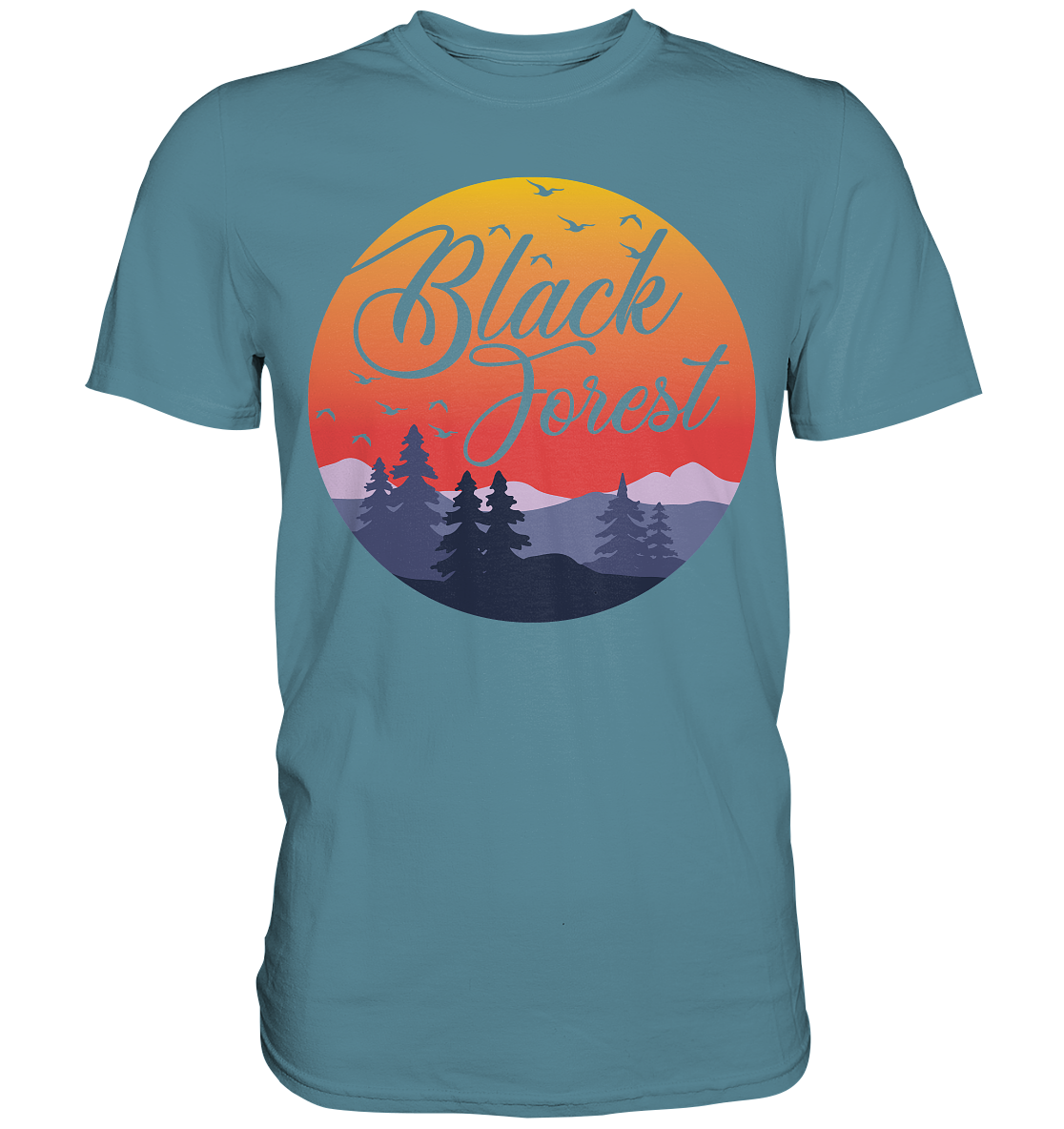 Black Forest Sunset | Unisex Premium T-Shirt