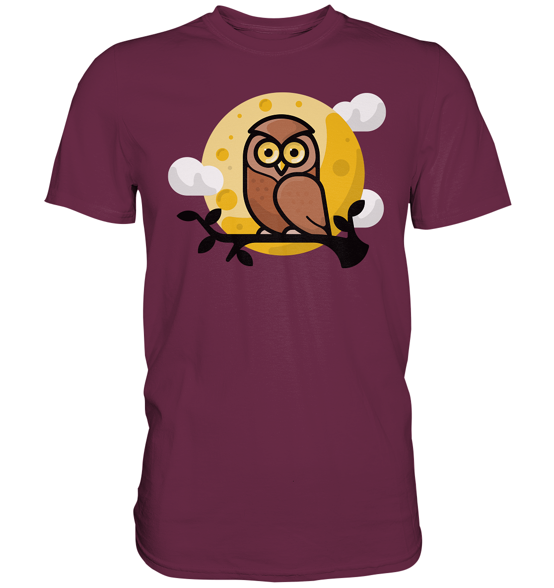 Eule der Nacht | Unisex Premium T-Shirt