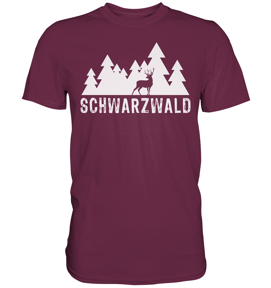 Schwarzwald Hirsch | Premium T-Shirt