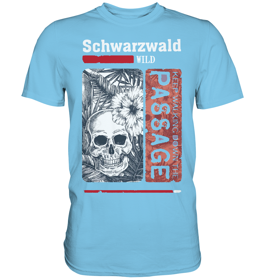 Schwarzwald Wild Passage Skull | Unisex Premium T-Shirt