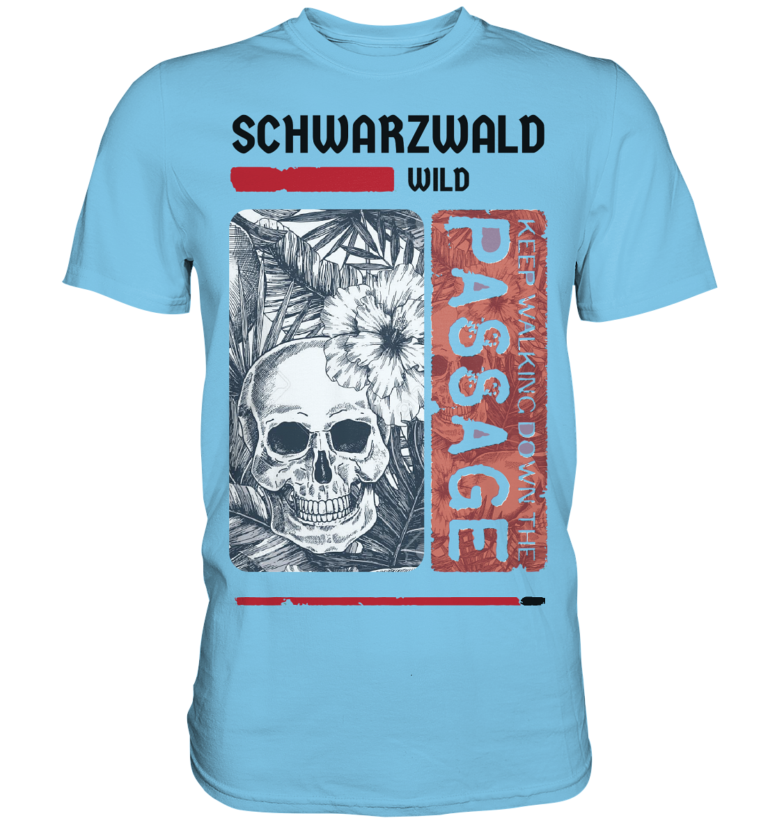 Schwarzwald Wild Passage Skull V2 | Unisex Premium T-Shirt