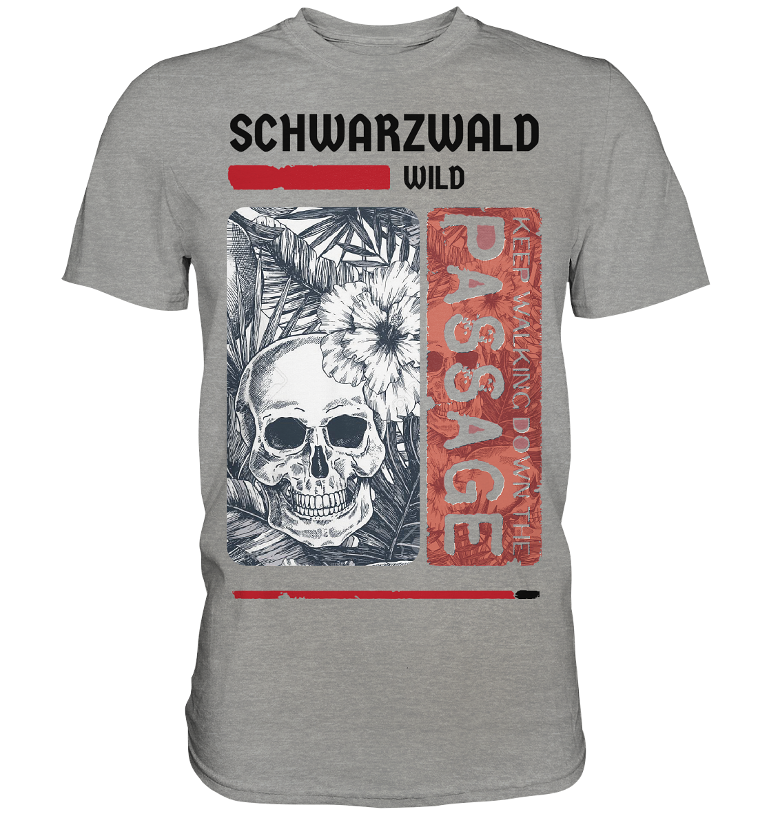 Schwarzwald Wild Passage Skull V2 | Unisex Premium T-Shirt
