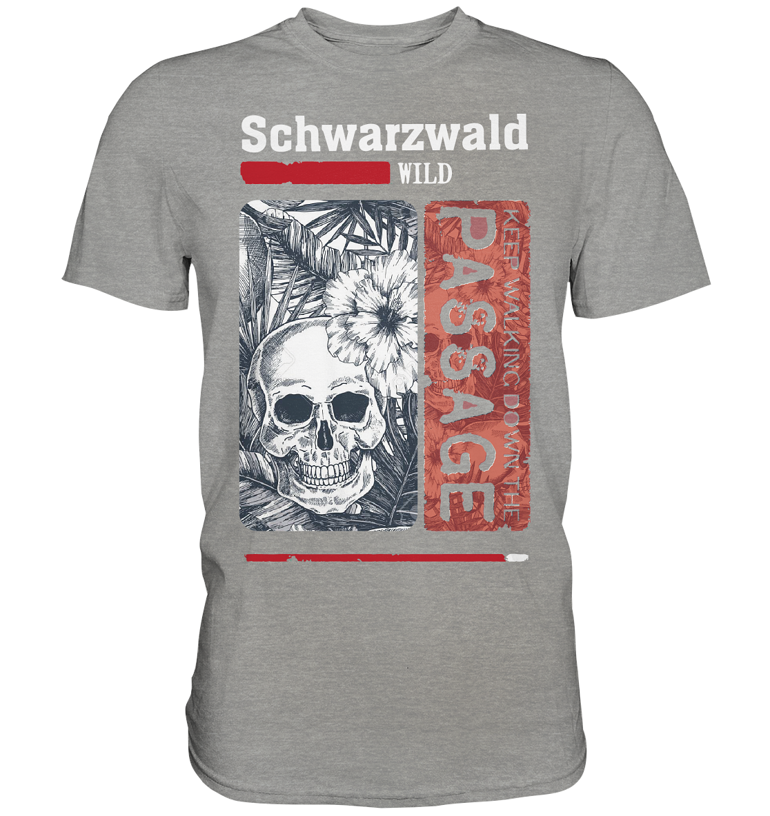 Schwarzwald Wild Passage Skull | Unisex Premium T-Shirt