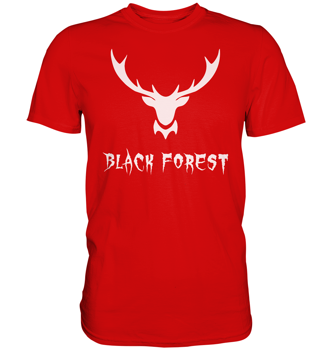 Black Forest Hirschgeweih Metal | Organic T-Shirt