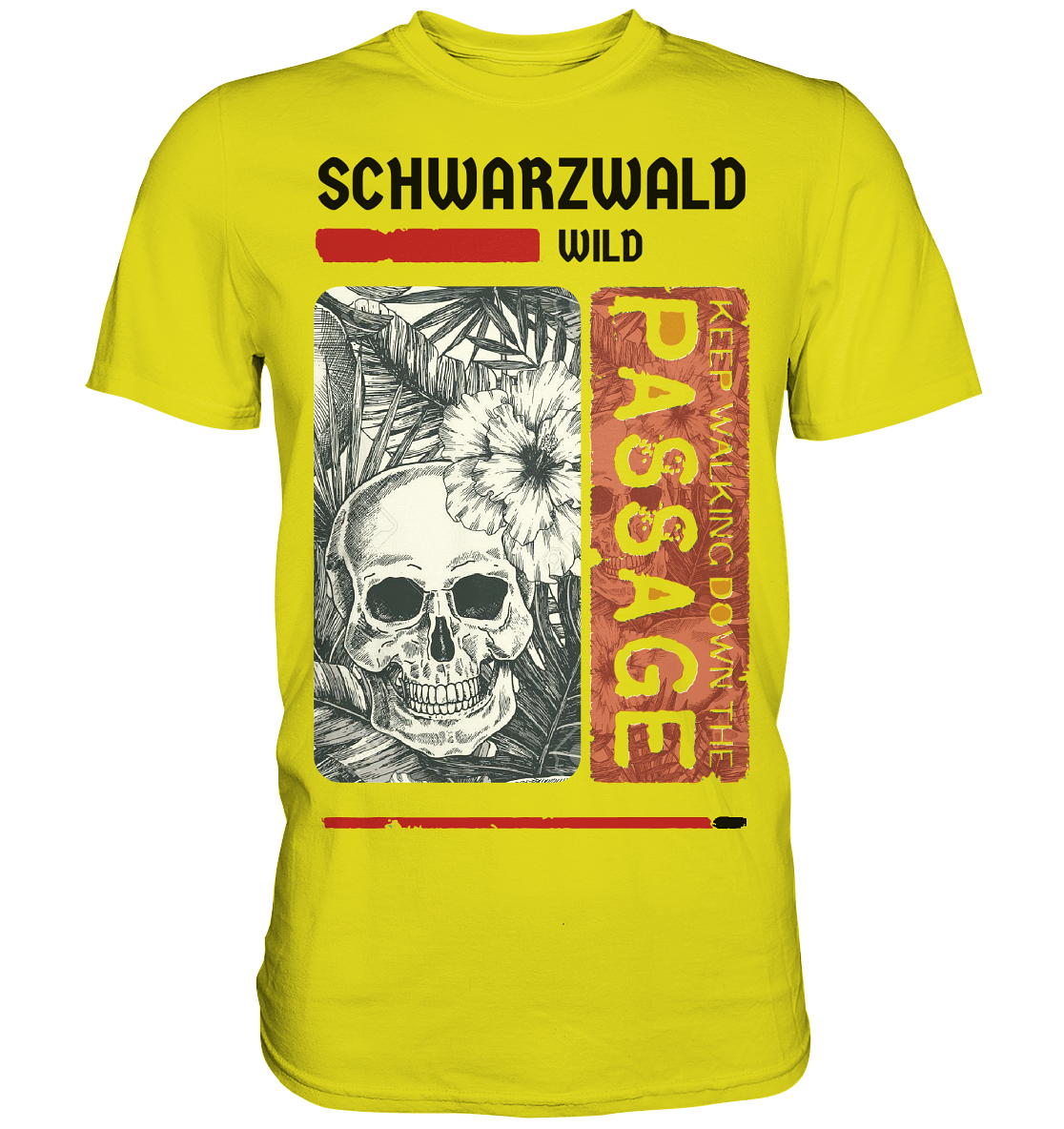 Schwarzwald Wild Passage Skull V2 | Unisex Premium T-Shirt