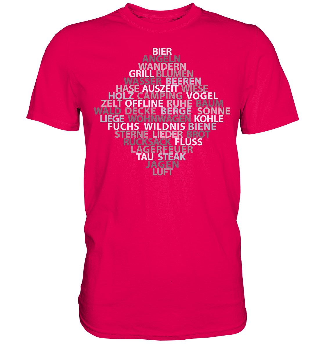 Wortsalat der Natur | Unisex Premium T-Shirt