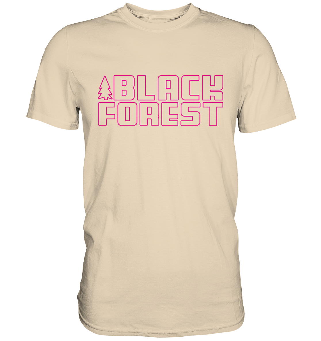 Black Forest Outline | Unisex Premium T-Shirt