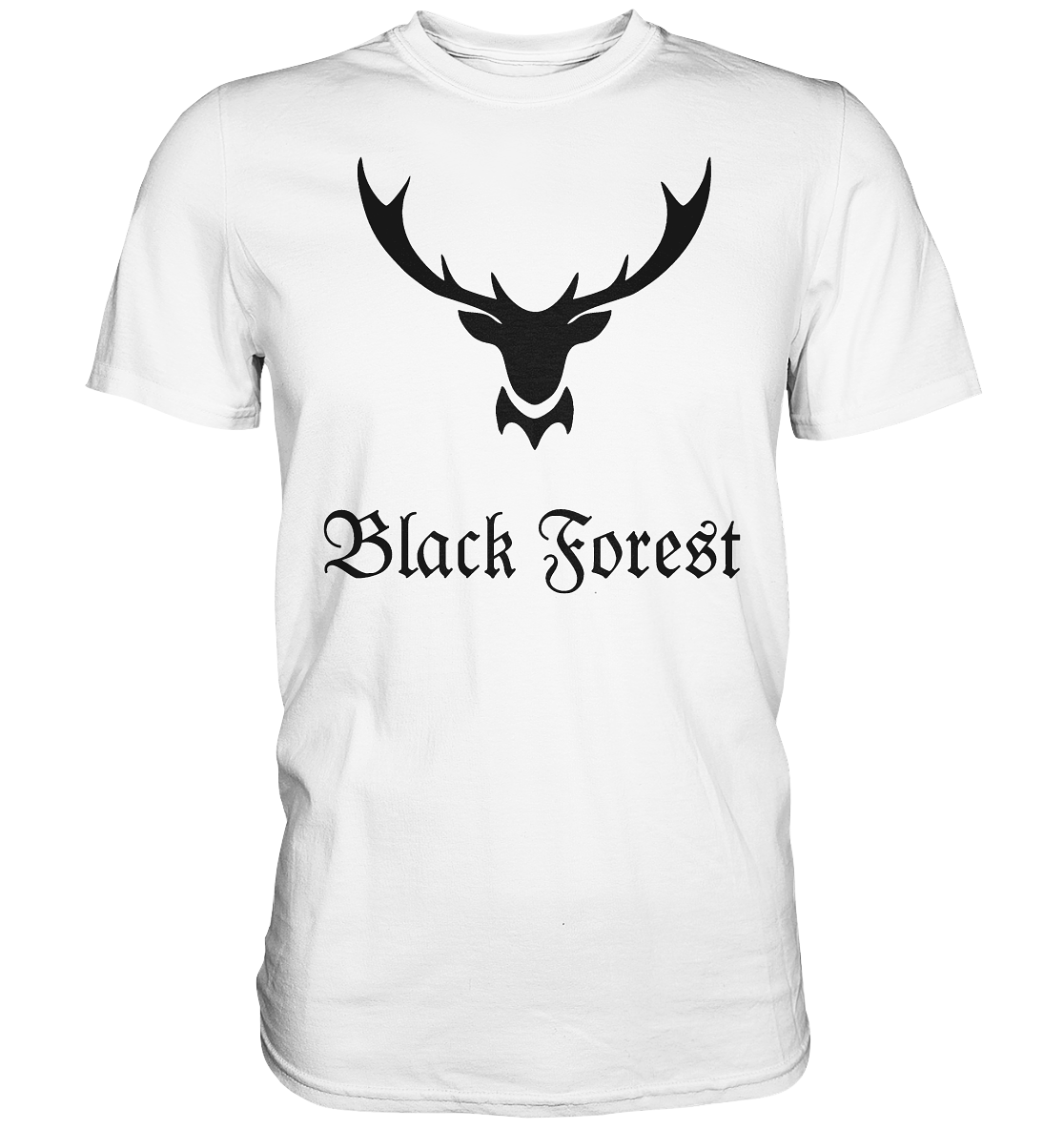Black Forest Hirschgeweih | Unisex Premium T-Shirt