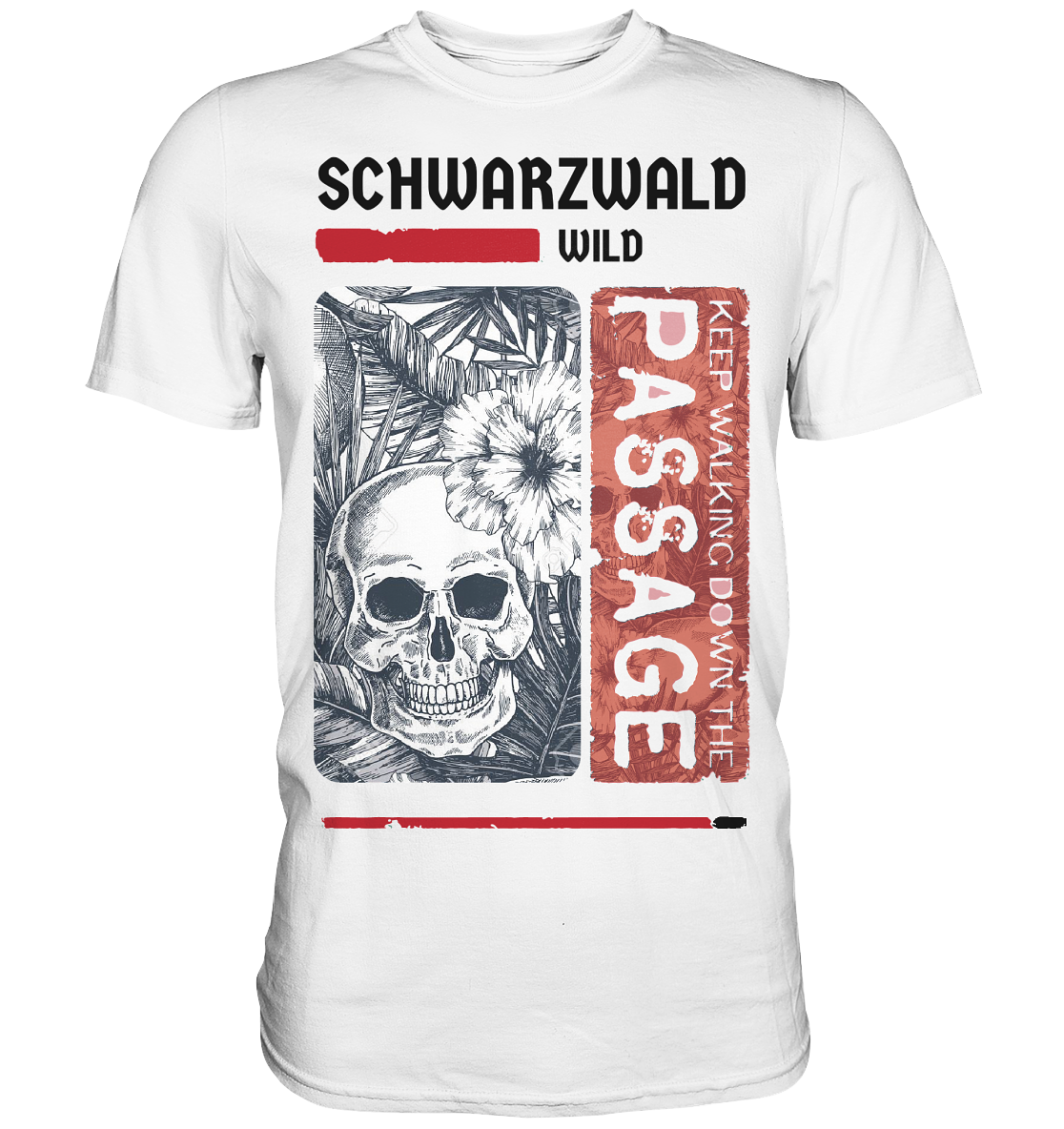 Schwarzwald Wild Passage Skull V2 | Unisex Premium T-Shirt