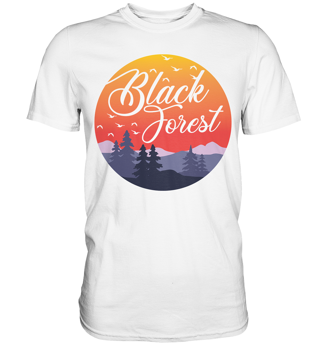 Black Forest Sunset | Unisex Premium T-Shirt