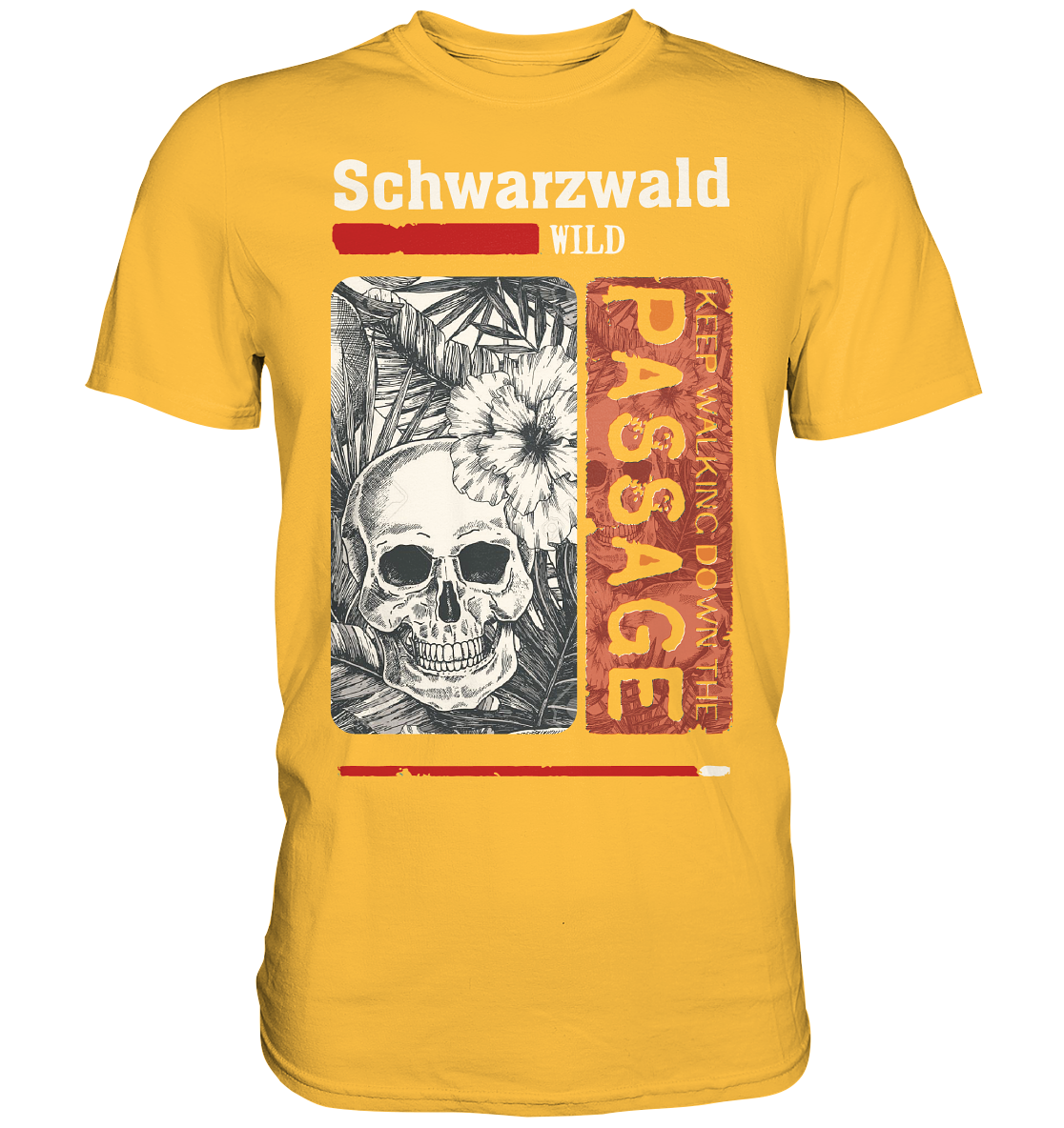 Schwarzwald Wild Passage Skull | Unisex Premium T-Shirt