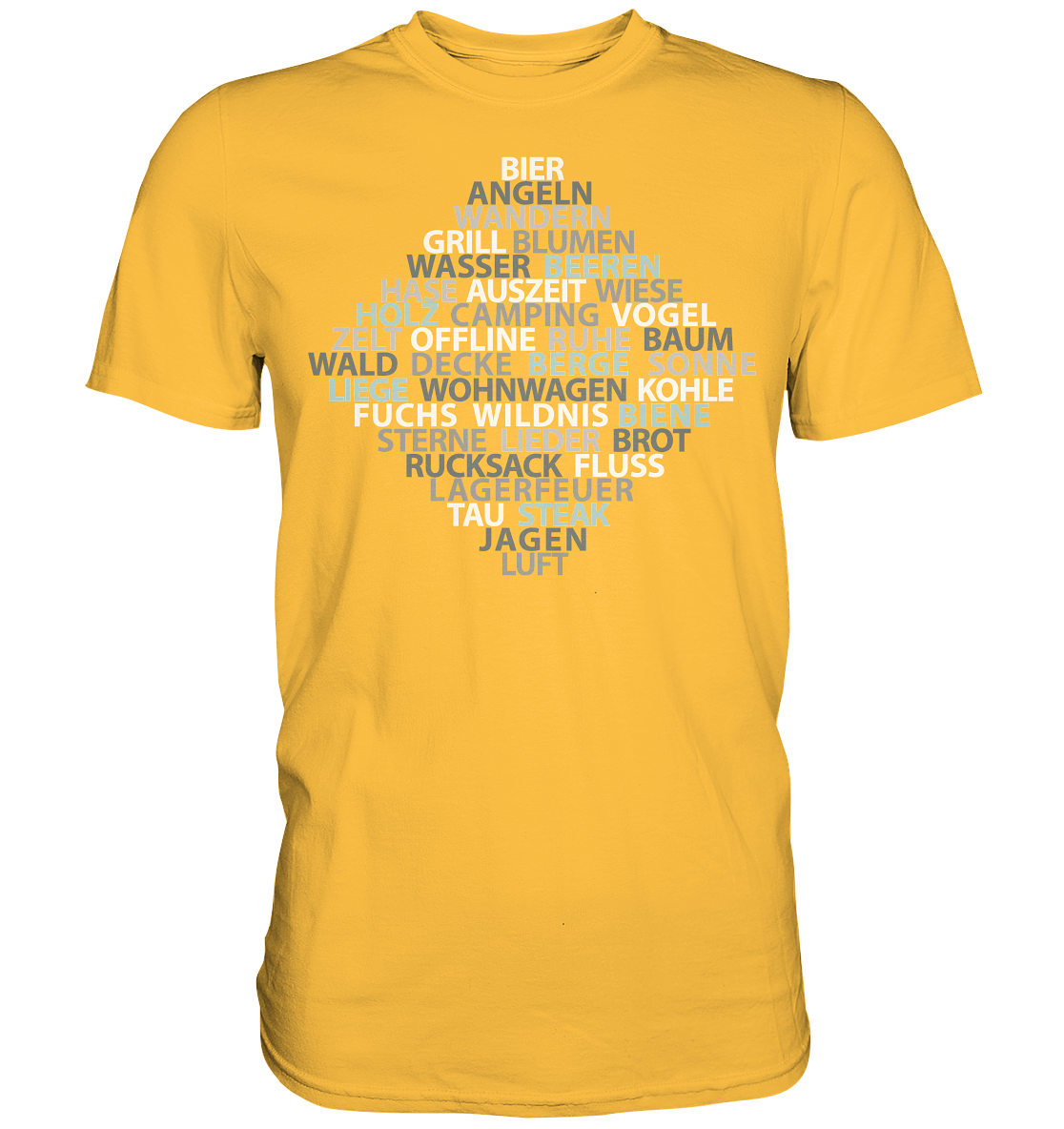 Wortsalat der Natur | Unisex Premium T-Shirt