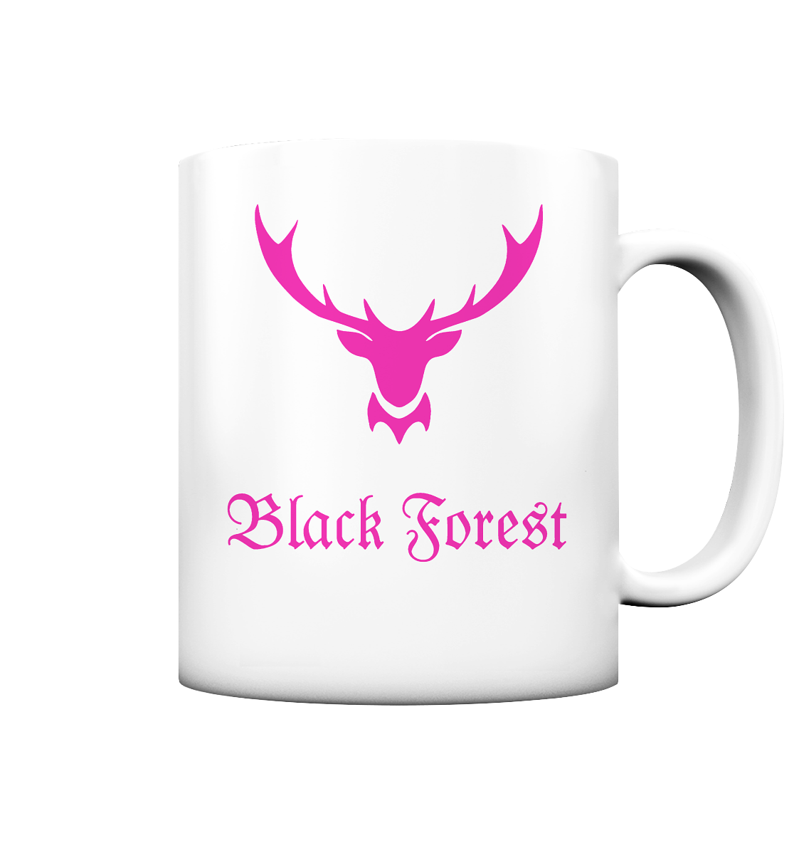 Black Forest Hirschgeweih | Kaffeetasse - Tasse matt
