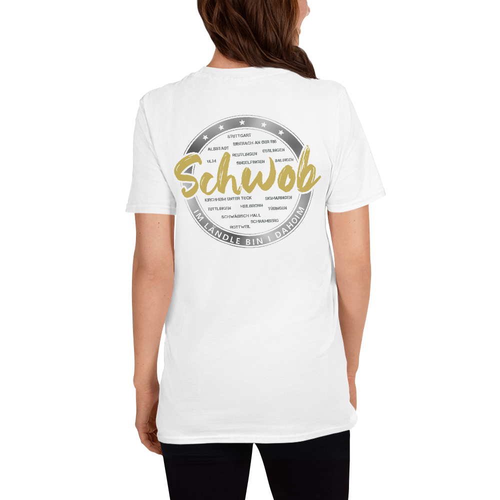 Schwob - Im Ländle | Unisex T-Shirt Rückendruck
