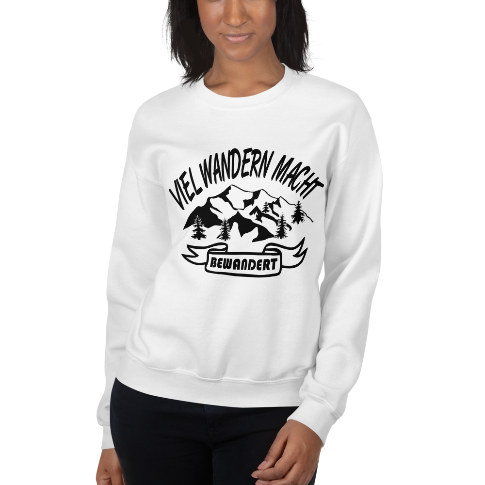 Viel wandern macht bewandert | Unisex-Sweatshirt