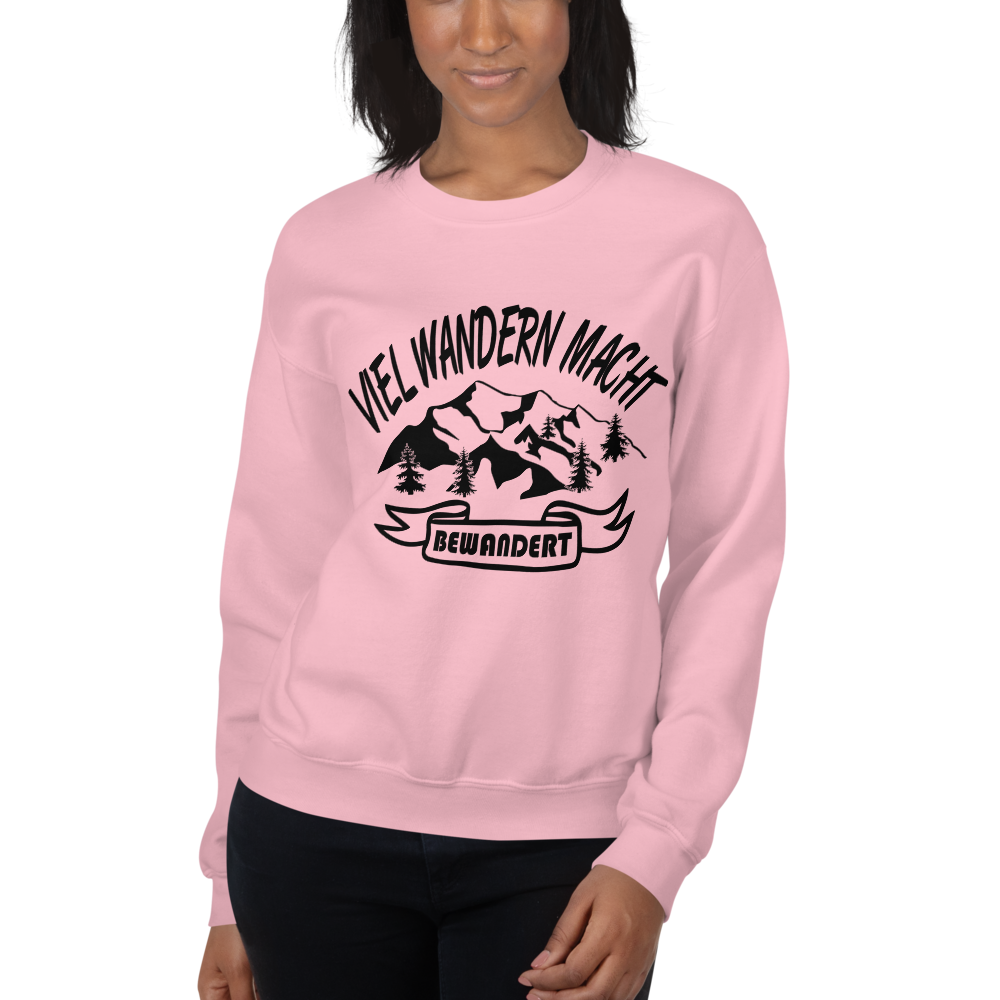 Viel wandern macht bewandert | Unisex-Sweatshirt