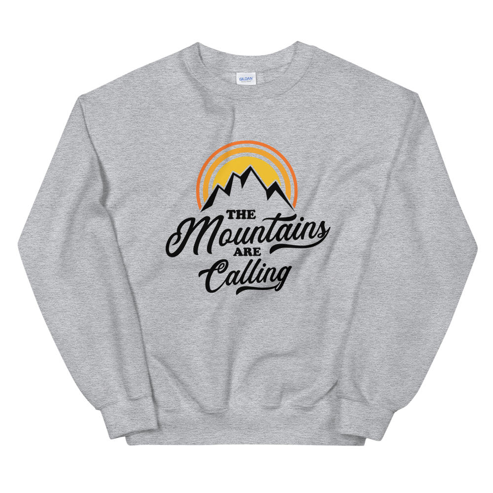 Mountains Are Calling | Organic Sweatshirt