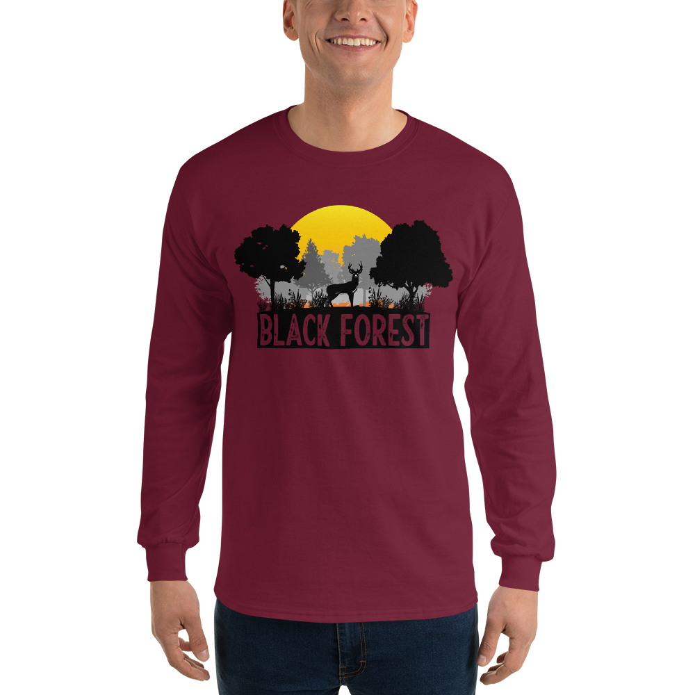Black Forest Hirsch | Organic Herren Longsleeve