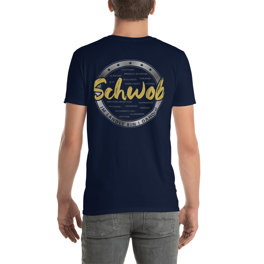 Schwob - Im Ländle | Unisex T-Shirt Rückendruck