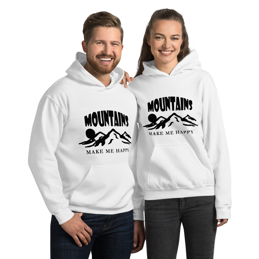 Mountains make me happy | Unisex Hoodie