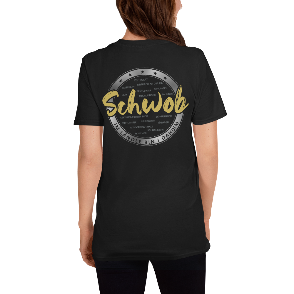 Schwob - Im Ländle | Unisex T-Shirt Rückendruck