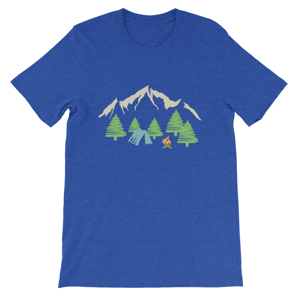 Camping und Berge | Unisex T-Shirt