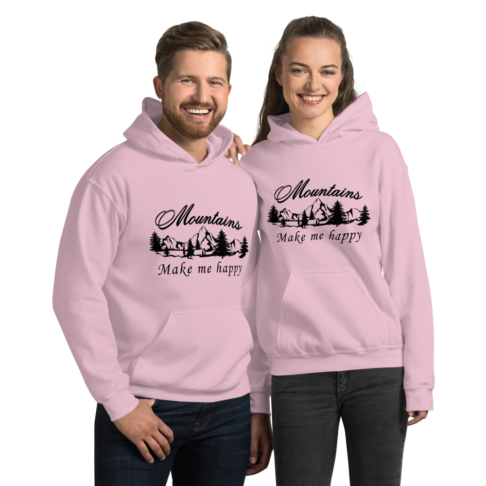 Mountains make me happy | Unisex Hoodie