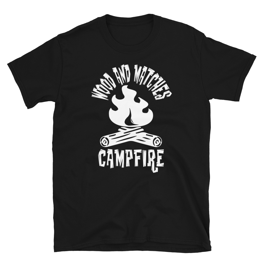 Wood & Matches Campfire | Unisex-T-Shirt