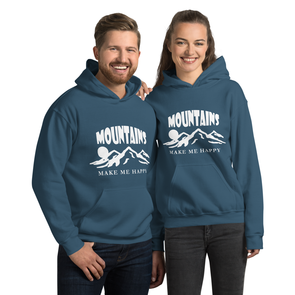 Mountains make me happy | Unisex Hoodie