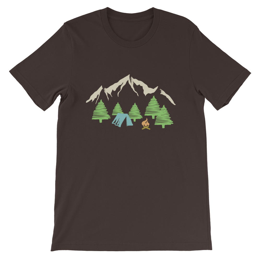 Camping und Berge | Unisex T-Shirt