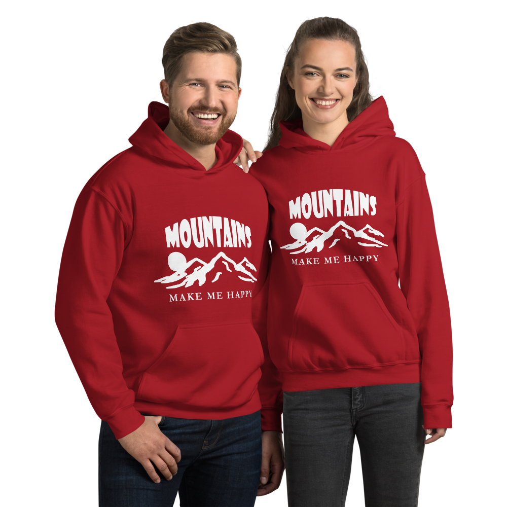 Mountains make me happy | Unisex Hoodie
