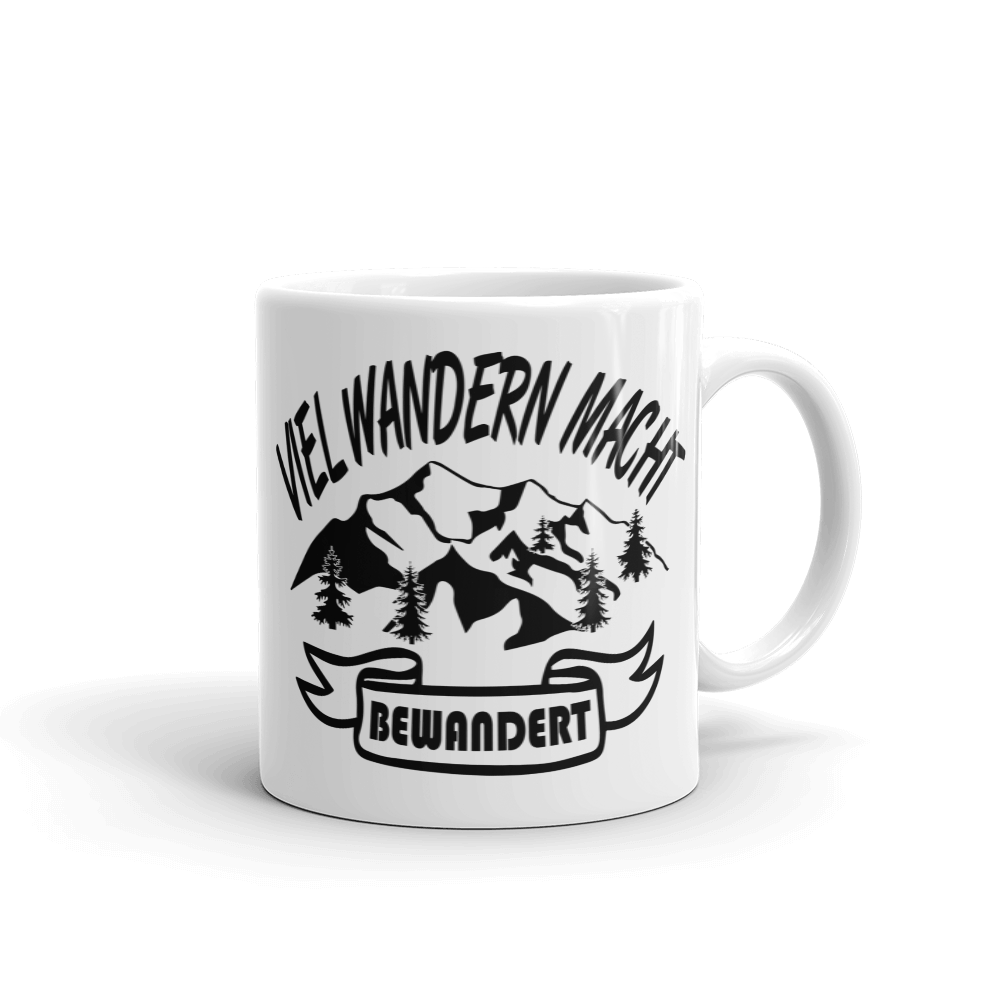 Viel wandern macht bewandert | Kaffee Tasse