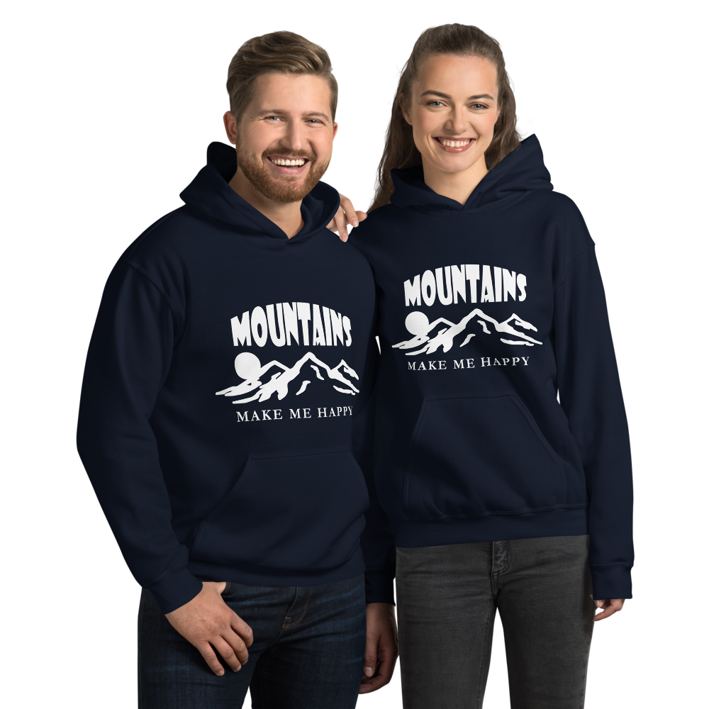Mountains make me happy | Unisex Hoodie