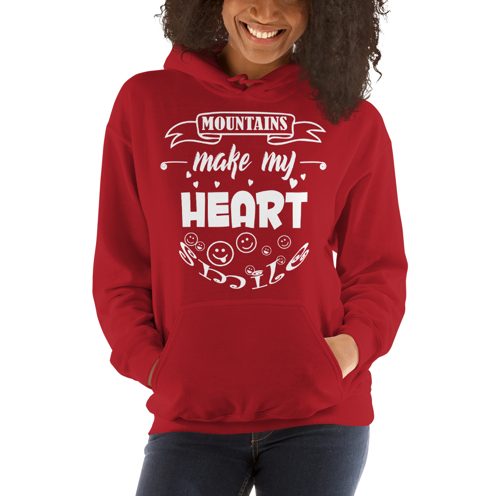 MOUNTAINS make my heart SMILE | Unisex Hoodie
