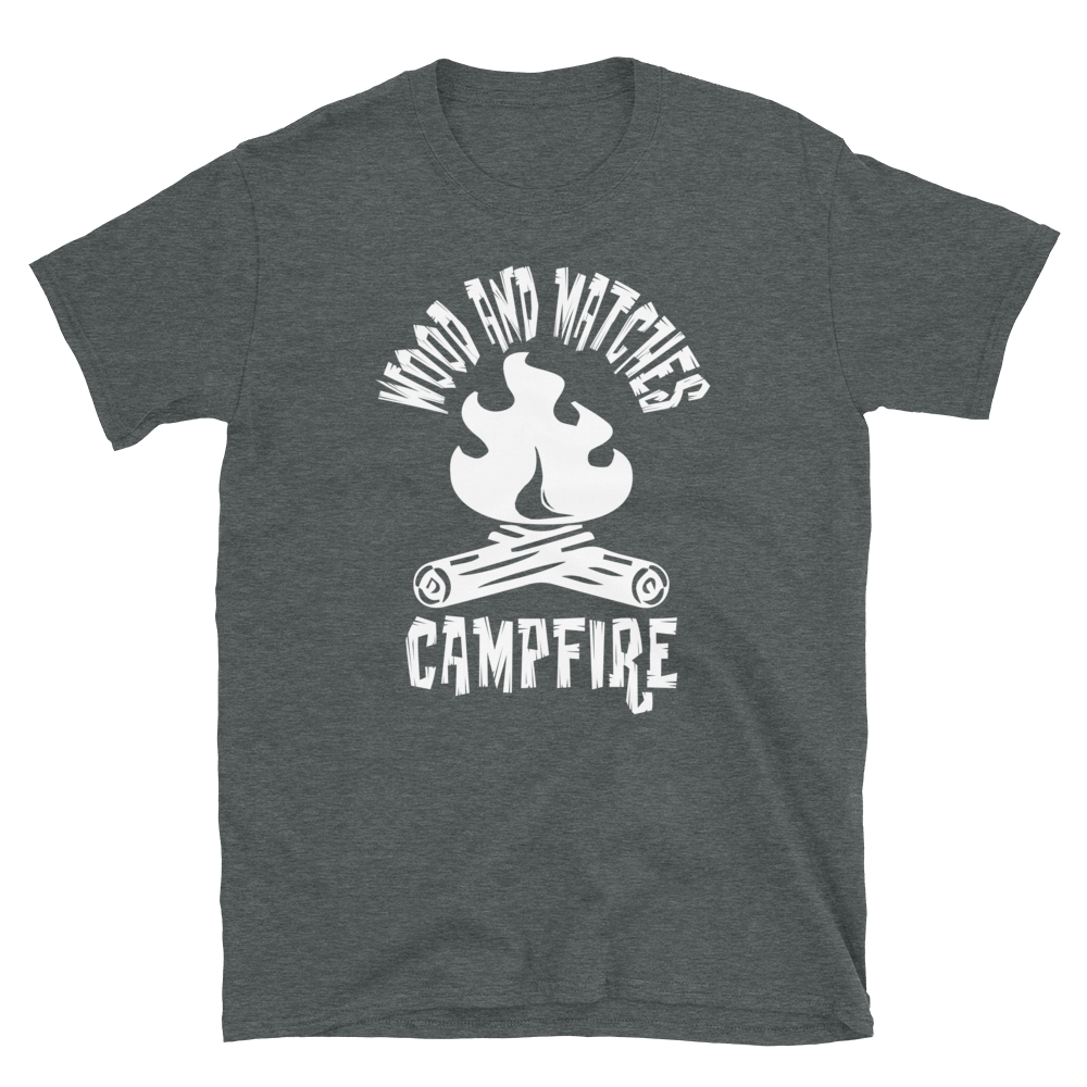 Wood & Matches Campfire | Unisex-T-Shirt