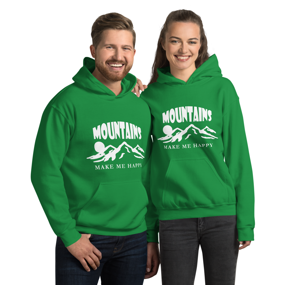 Mountains make me happy | Unisex Hoodie