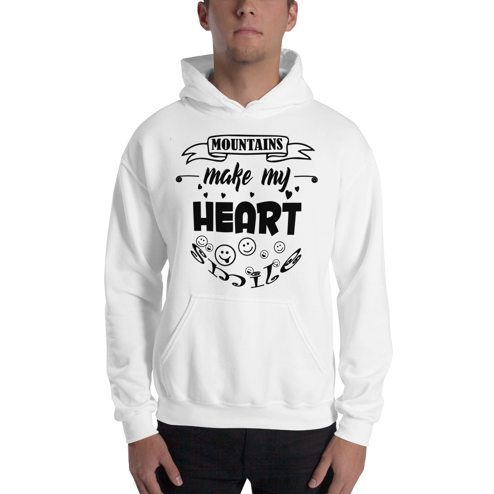 MOUNTAINS make my heart SMILE | Unisex Hoodie