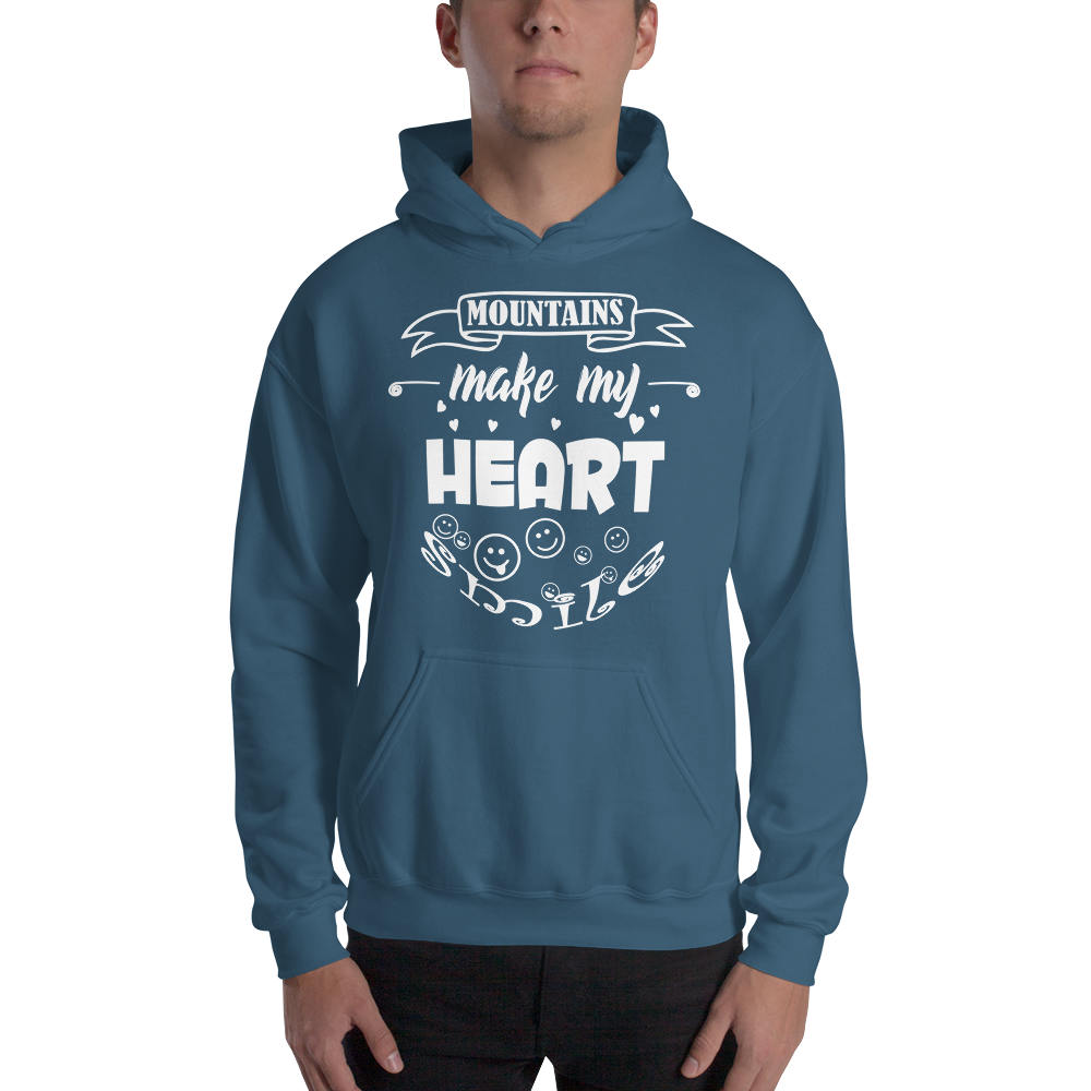 MOUNTAINS make my heart SMILE | Unisex Hoodie