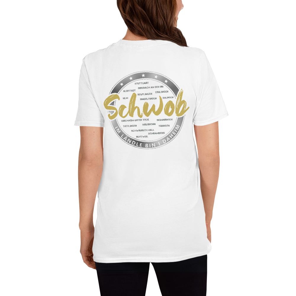 Schwob - Im Ländle | Unisex T-Shirt Rückendruck