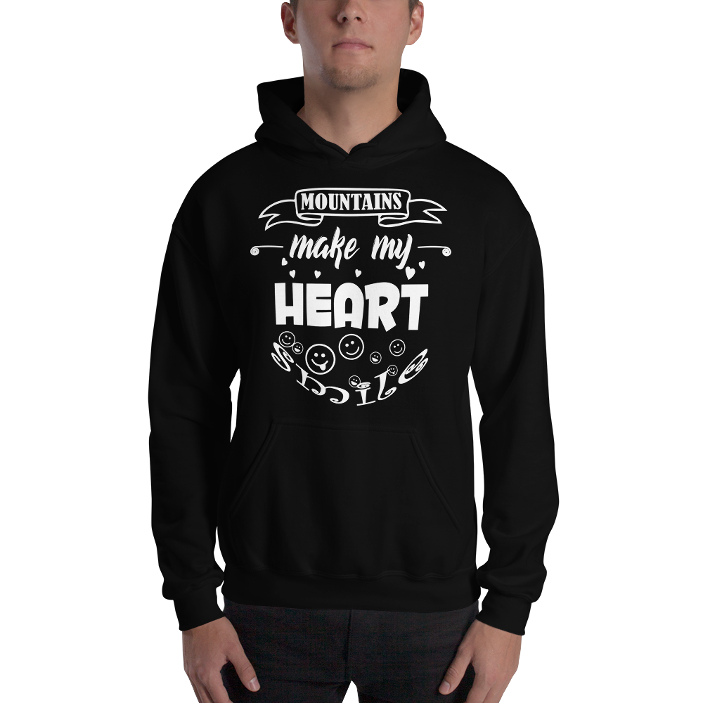MOUNTAINS make my heart SMILE | Unisex Hoodie