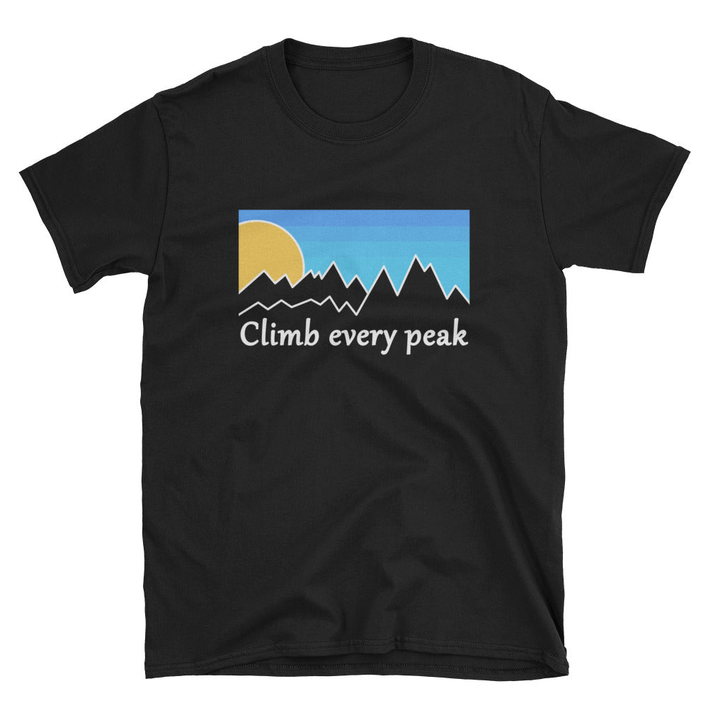 Unisex-T-Shirt - Climb every peak