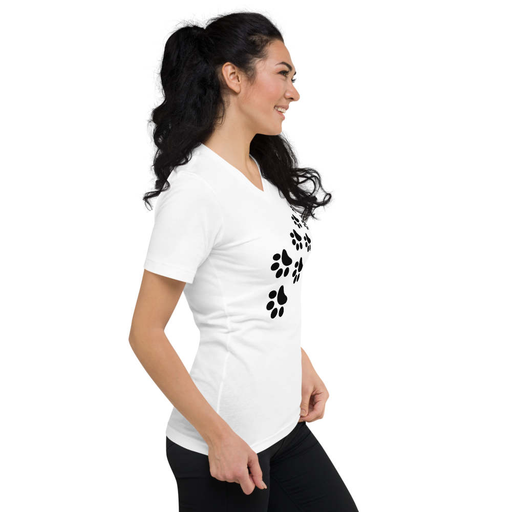 Pfotenspur | Unisex V-Neck Shirt