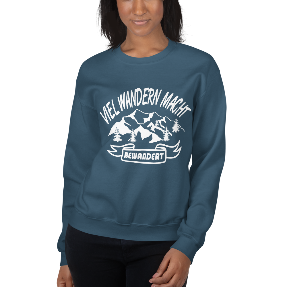 Viel wandern macht bewandert | Unisex-Sweatshirt