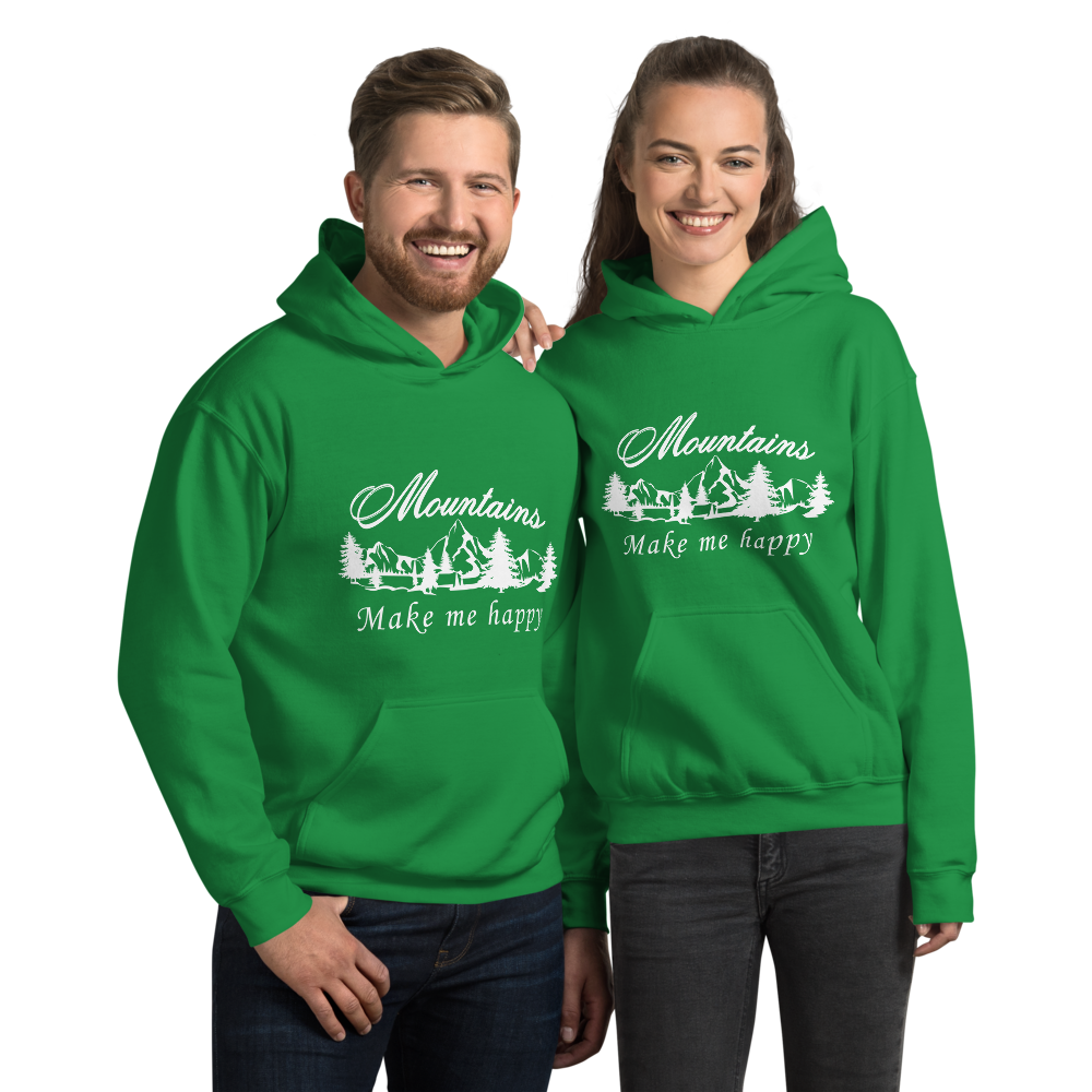 Mountains make me happy | Unisex Hoodie